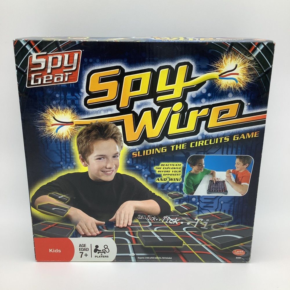 Spy Gear Spy Wire Sliding The Circuits Game 2008 Wild Planet‎ New